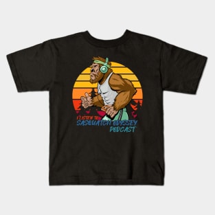 Sasquatch Odyssey - I Listen Graphic Design Kids T-Shirt